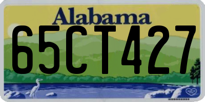 AL license plate 65CT427