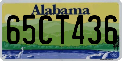 AL license plate 65CT436