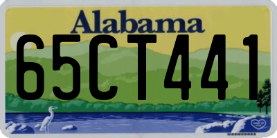 AL license plate 65CT441