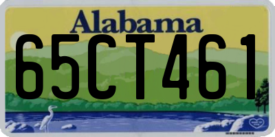 AL license plate 65CT461