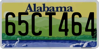 AL license plate 65CT464