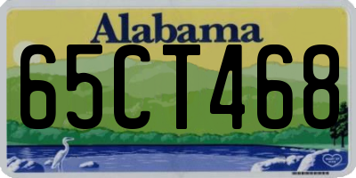 AL license plate 65CT468