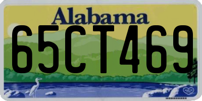 AL license plate 65CT469