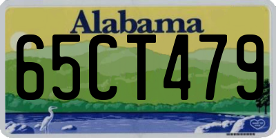 AL license plate 65CT479