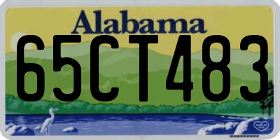 AL license plate 65CT483
