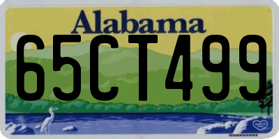 AL license plate 65CT499