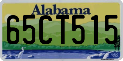 AL license plate 65CT515