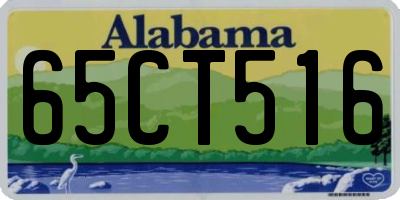 AL license plate 65CT516
