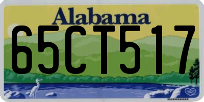 AL license plate 65CT517
