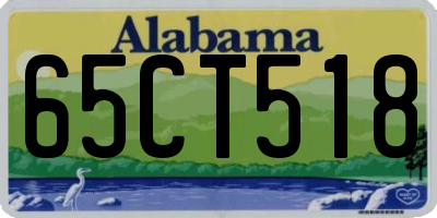 AL license plate 65CT518