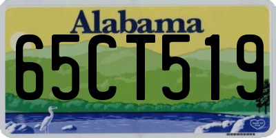 AL license plate 65CT519