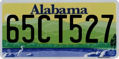 AL license plate 65CT527