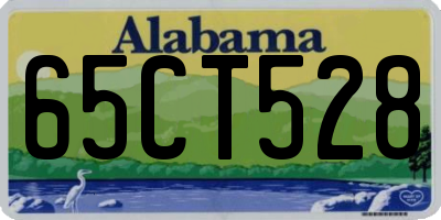 AL license plate 65CT528