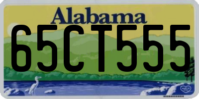 AL license plate 65CT555