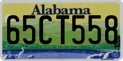 AL license plate 65CT558