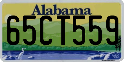 AL license plate 65CT559