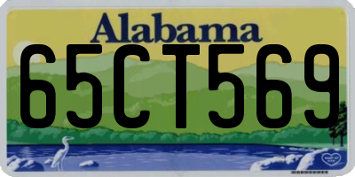 AL license plate 65CT569