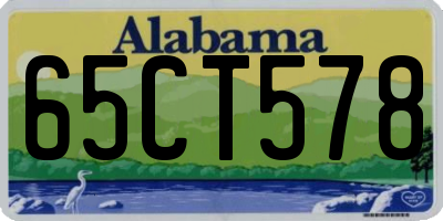 AL license plate 65CT578