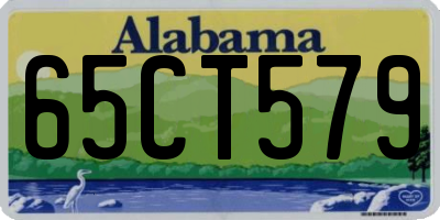 AL license plate 65CT579
