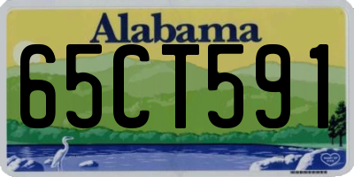 AL license plate 65CT591