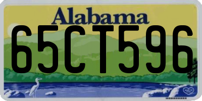 AL license plate 65CT596