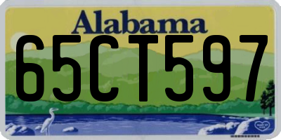 AL license plate 65CT597
