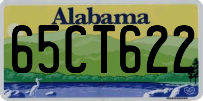 AL license plate 65CT622