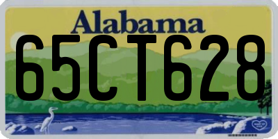 AL license plate 65CT628