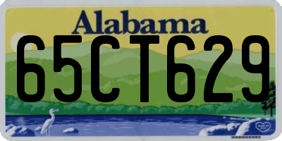 AL license plate 65CT629