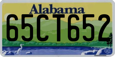 AL license plate 65CT652