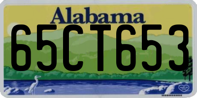 AL license plate 65CT653