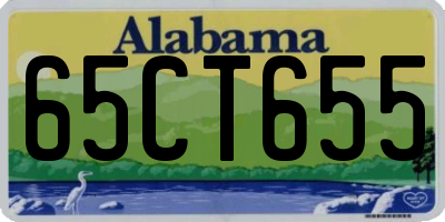 AL license plate 65CT655