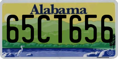 AL license plate 65CT656