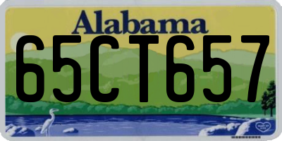 AL license plate 65CT657