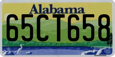 AL license plate 65CT658