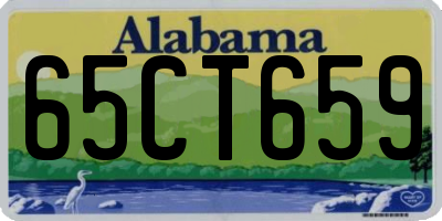 AL license plate 65CT659