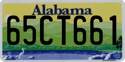 AL license plate 65CT661