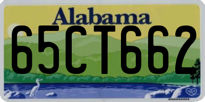 AL license plate 65CT662