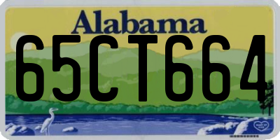 AL license plate 65CT664