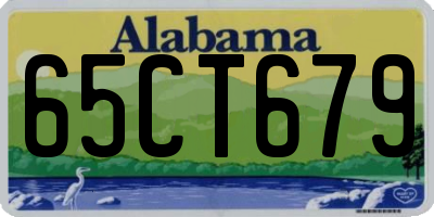 AL license plate 65CT679