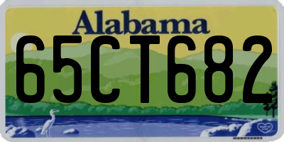 AL license plate 65CT682