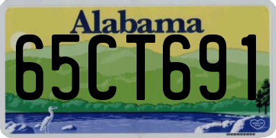 AL license plate 65CT691