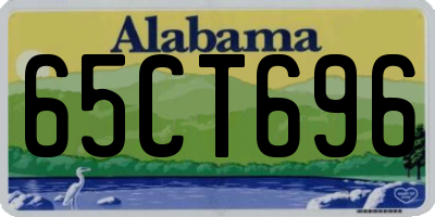 AL license plate 65CT696