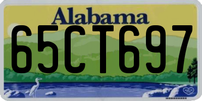 AL license plate 65CT697