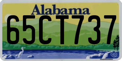 AL license plate 65CT737