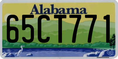 AL license plate 65CT771