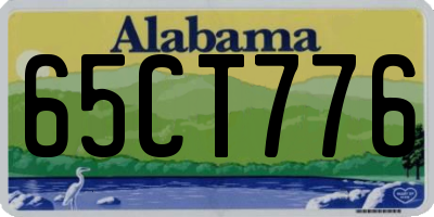 AL license plate 65CT776