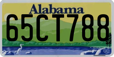 AL license plate 65CT788