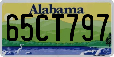 AL license plate 65CT797