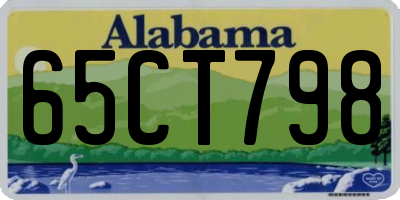 AL license plate 65CT798